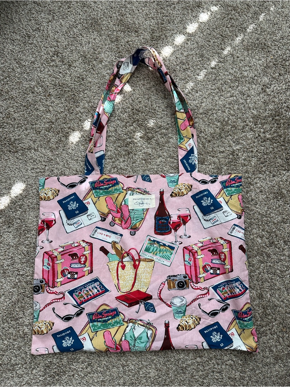 Printfresh x Emily Henry emotional baggage tote
